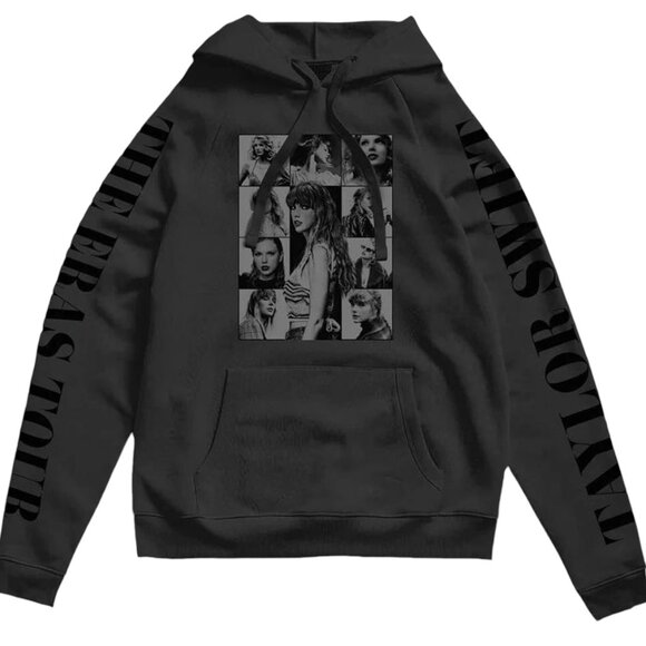 Taylor Swift |The Eras Tour US Dates Black Hoodie | size M - Picture 1 of 6